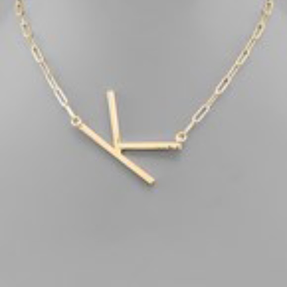 Initial Chain Necklace - Picture 5 of 13